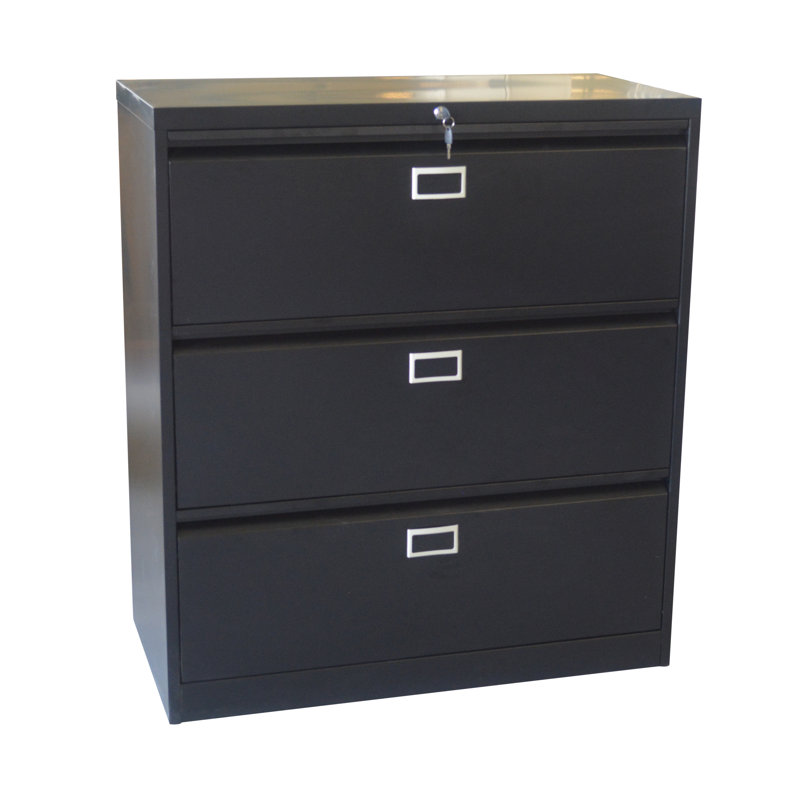 TygerClaw 35.4'' Wide 3 -Drawer File Cabinet