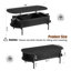 Table basse ovale avec tablette de rangement ouverte de 48 po Molter-1195936211
