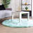 Diller Mint Faux Fur Machine Washable Shag Fluffy Area Rug-500711729
