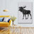 " Minimalistic Moose Canvas Print " by Stark Art Collective-92519966