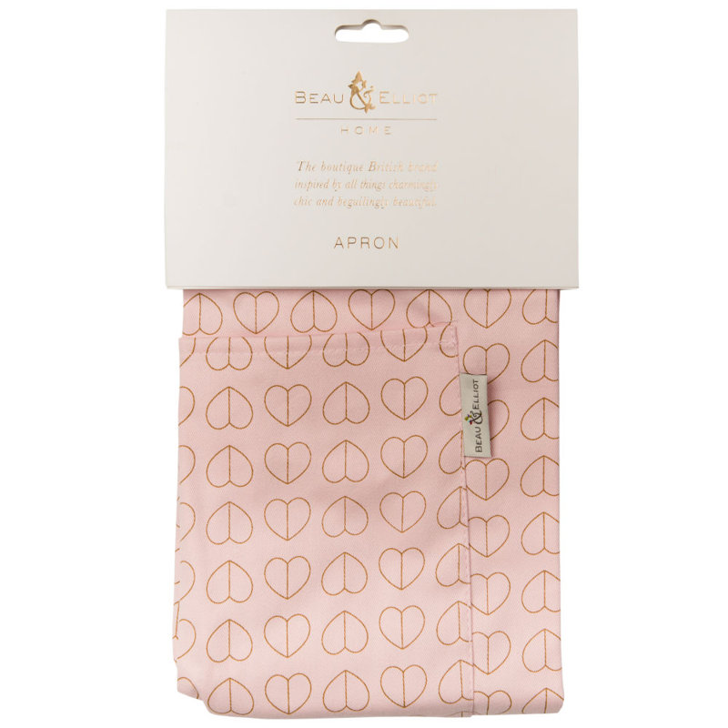 Champagne Bib Apron, Blush
