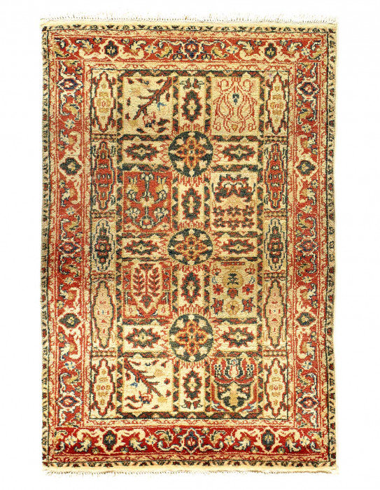 Genuine Fine Tabriz Design Lamb's Wool Rug 2'X 3'