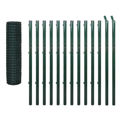 Green Wire/Mesh Fence