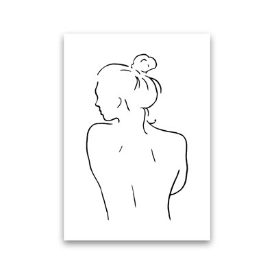 Body Sketches II - Female - Print