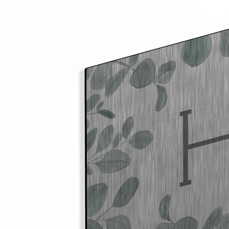 «Home Eucalyptus I» par Kate Sherrill, art mural en métal, H 12 po x l 36 po