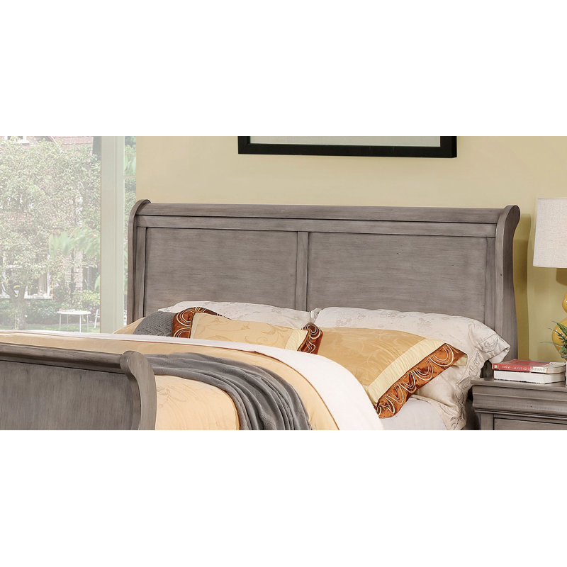 Lit-bateau Aliska, Gris, Grand