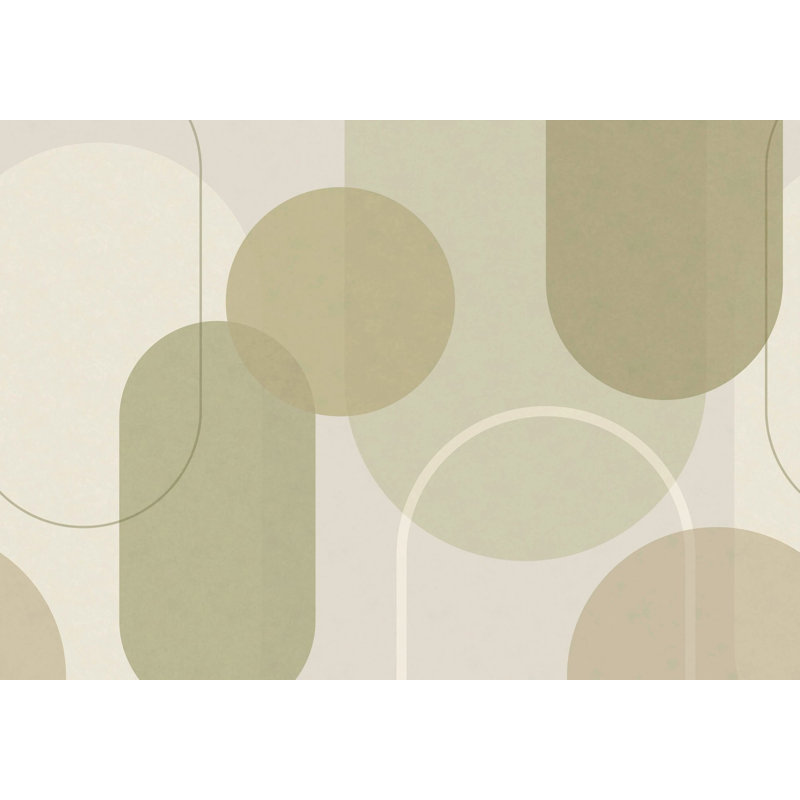 Superfresco Easy Arched Geometric Muted Colours Print To Order Mural, Green
