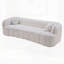 Canapé moderne compressé, canapé en velours côtelé 3 places Cloud, sans assemblage, capitonnage à bulles avec 2 coussins, siège profond et confortable-133698170