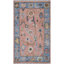Afterglow Oriental Hand-Knotted Wool Area Rug in Sunset/Blue/Beige