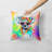 Hippie Animals Other/No Pattern Throw Pillow-94412366