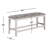 Polyester Upholstered Bench