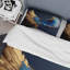 Ensemble de housse de couette bleu et doré Angel Wings VI - Wings Angel - Microfibre polyester-480851504