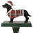 5.92"H  Wooden/Metal Dachshund Stocking Holder