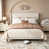 Chenille blanc ivoire