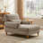 Jazier Upholstered Chaise Lounge with Adjustable Backrest-882745156