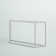 Levi Glass Top Console Table