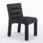 Chaise d'appoint rembourrée en velours Cowger-1219984000