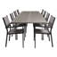 Jayesh 8 - Person Acacia Patio Dining Set with Extendable Rectangular Table-703619750