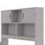 Structure de lit capitaine avec bibliothèques de rangement, tablettes et 4 tiroirs Captain-1908233549