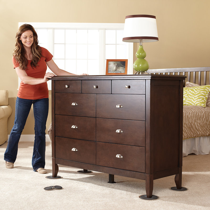 Tan Assorted Size Reusable Furniture Sliders Set