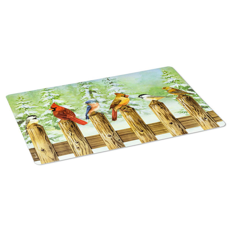 Napperon Birds On Fence