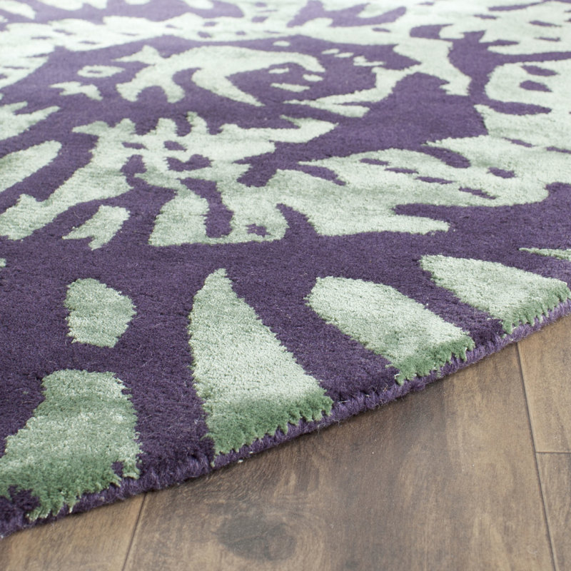 Laredo Hand Tufted Wool Abstract Rug, Round 7'