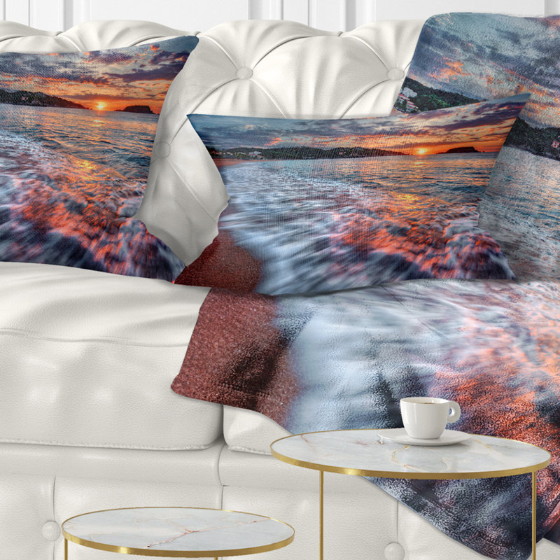 Coussin Calm Seashore with Rush Waters - Sea & Shore