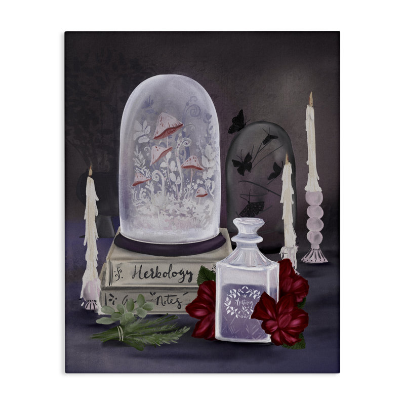 Toile «Spooky Apothecary Vibes», conception par Adreane Fipperer, H 20 po x l 16 po
