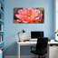 Plantes et fleurs, cactus rose, reproduction d'art sur toile-273117525