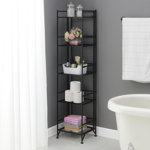 Edwin 57.5 '' H x 13'' W Metal Folding Shelf