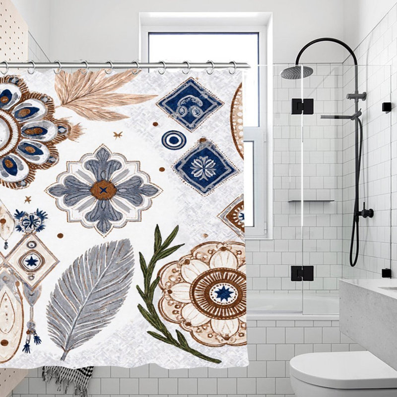 Rideaux de douche Boho