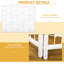 3 Panel Room Divider, Folding Privacy Screen, White Wave Fibre Partition For Home Office, Decorative & Breathable Elegant Space Saving