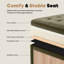 Repose-pieds carré avec rangement Arshi-985560289