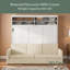Grand lit escamotable mural avec canapé-1589885849