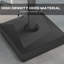 Base de parasol en porte-à-faux robuste pour modèle 84D-110V02, 330 lb Remplissable avec roue de levage, patins réglables, base croisée, noir robuste, patins et