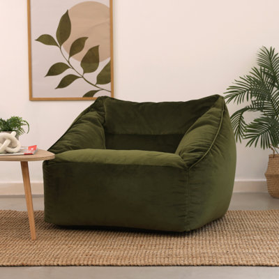 Bean Bag Bazaar Natalia Velvet Armchair Bean Bag