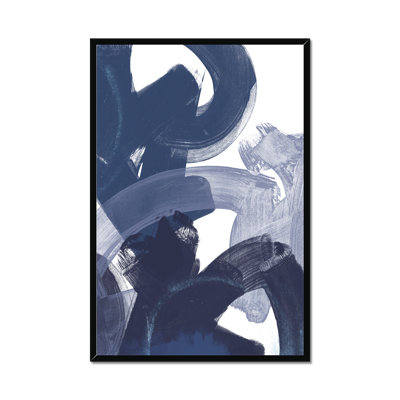 Blue On Blue I by June Erica Vess - Painting