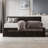 Twin Daybed Corduroy With Trundle-956501438