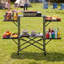 Rectangle Iron Outdoor Camping Table - 117 cm W 45 cm D-465904976-465904977