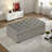 Convertible Ottoman With A Folding Sofa Bed, Metal Frame, Memory Mattress And Tufted Design-2037392879