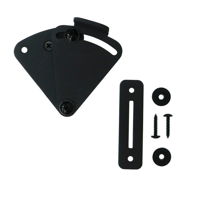 Serrure de porte de grange coulissante, Noir