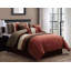 Ensemble d'édredon moderne & contemporain en microfibre beige de 7 articles Luxury Bedding Collection-1052602737-988267354