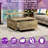 Lift-Top Coffee Table With Storage, 41"D X 22"W X 20"H, Solid Wood Frame