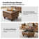 Djuana Transitional 27" Leather Ottoman with Storage