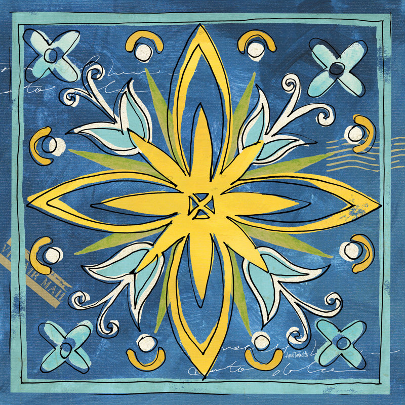 Carreaux de soleil toscan couleur I, H 12 po x l 12 po