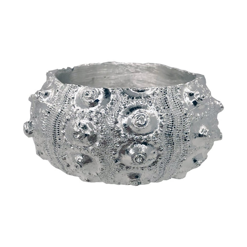 Shell Napkin Ring Gift Box, Silver