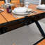 Ensemble de salle à manger de patio extensible pour 6 personnes-1371636710