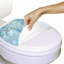 Adhésif décoratif pour siège de toilette Floral Blue Haze-14732095