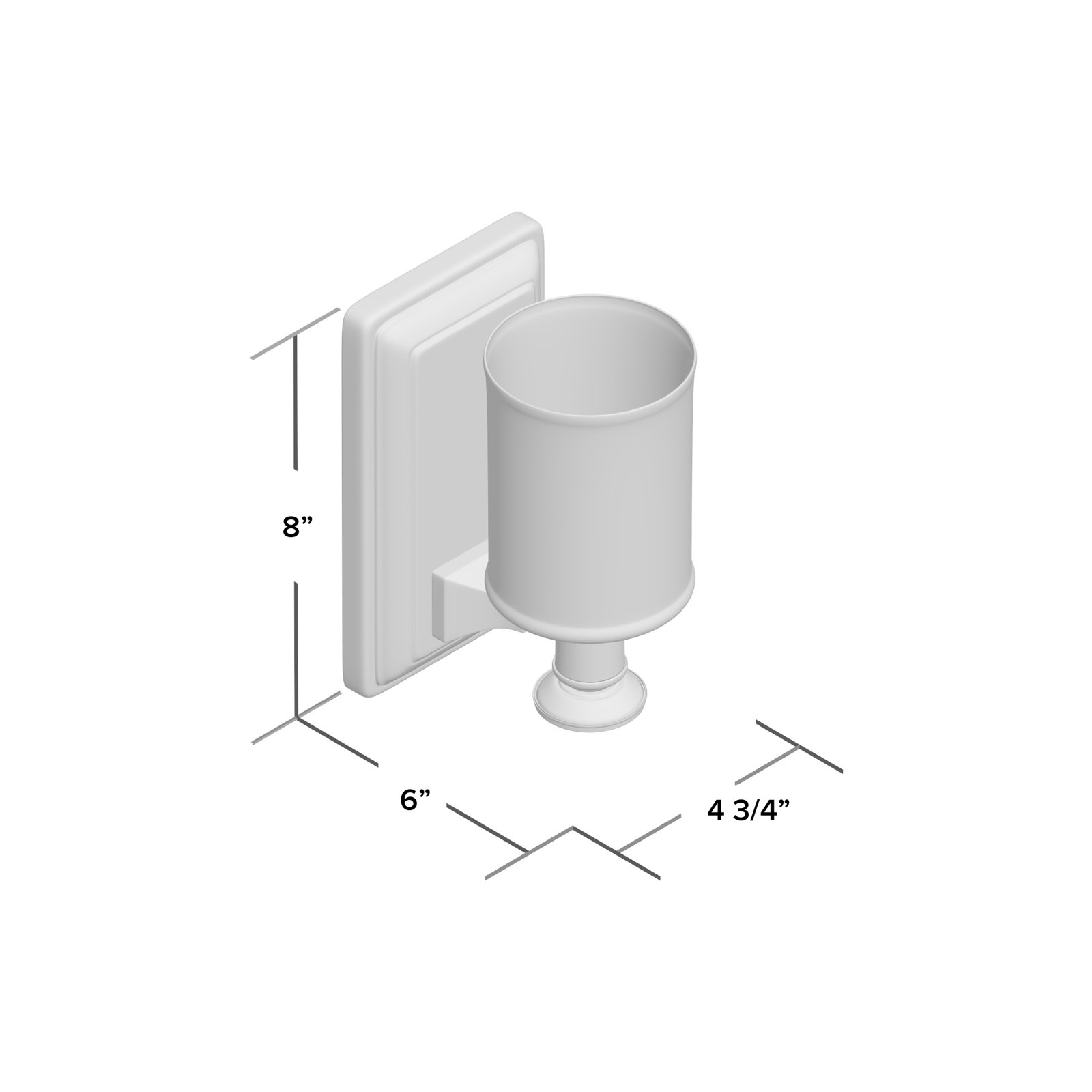 Everlee Single Light Dimmable Bath Sconce, Brushed Nickel