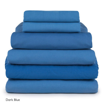 Solid Colour Duvet Cover Set with Pillowcases